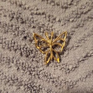 Delicate Gold Toned Butterfly Charm - Women Jewelry